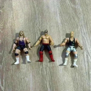 1990s vintage wrestler figurines